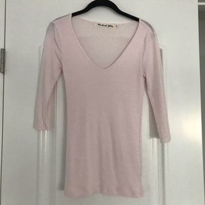 Michael Stars Baby Pink Top